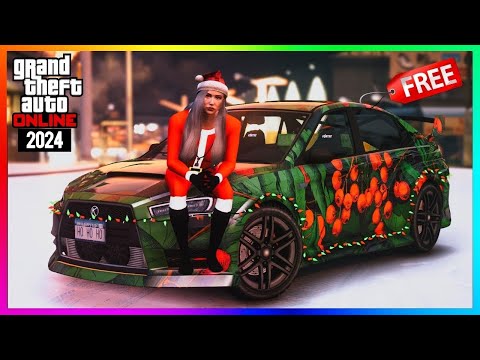 NEW Rare Christmas Car, FREE Vehicle, XMAS, Outfit, MONEY Methods, GTA 5 DLC 2024(GTA Online Update)