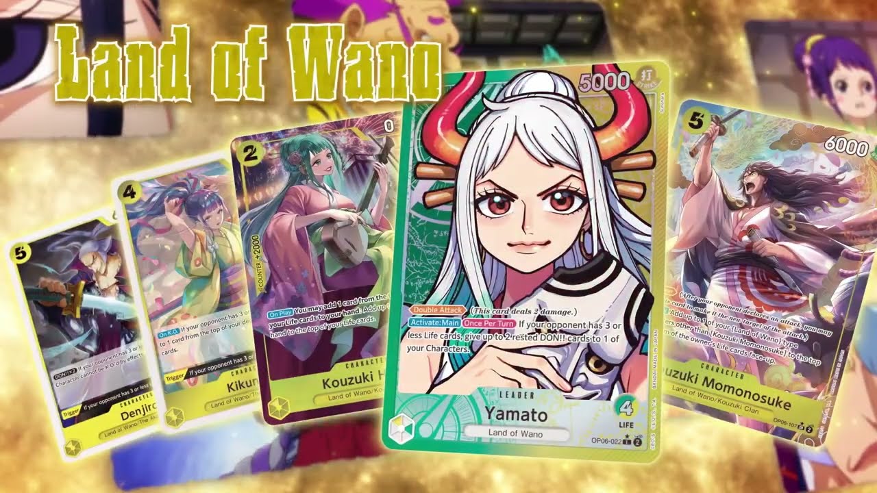 ONE PIECE CARD GAME Booster Pack -WINGS OF THE CAPTAIN- is coming to stores! Trailor 1