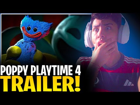 Poppy Playtime Chapter 4 Gameplay Trailer - Doey the Doughman React