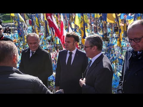 Στο Κίεβο οι ηγέτες της «Συμμαχίας των Προθύμων» - Επικοινωνία με Τραμπ για άμεση εκεχειρία