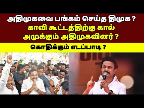 காவி கூட்டத்திற்கு கால் அமுக்கும் அதிமுகவினர் ? அதிமுகவை பங்கம் செய்த திமுக?#tamilnewslive#tamilnews