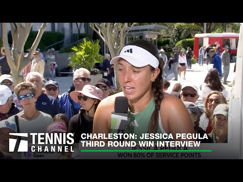 Top Seed Jessica Pegula Feeling The Love From Fans In Charleston | Charleston Third Round