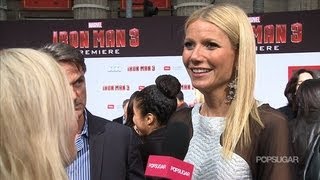 Gwyneth Paltrow Interview on the Iron Man 3 Red Carpet Premiere