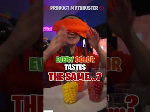 Do all Skittles actually taste the same?? Let's find out... #shorts