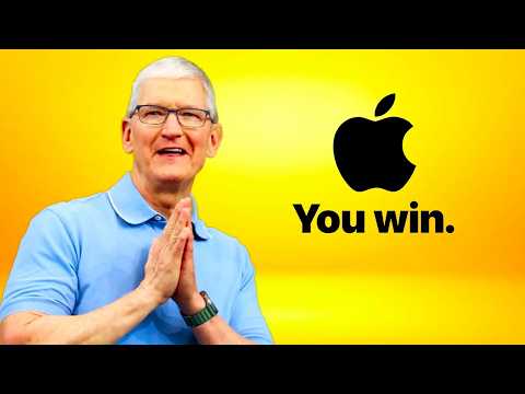 BREAKING NEWS! Apple gives in!