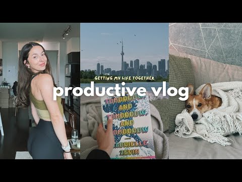 PRODUCTIVE VLOG | getting my life together, ON running event, Book Fave!