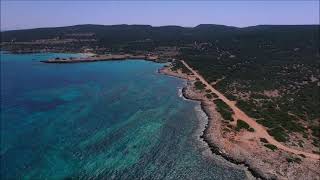 Η Ιερά Μονή Αποστόλου Ανδρέα (Άγιος Τρικάς) στο Ριζοκάρπασο - Καρπασία - Drone video - Cyprus 2023