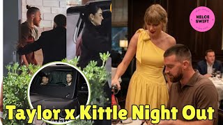 Taylor Swift & Travis Kelce ENJOY Late Night Double DATE with George & Claire Kittle!