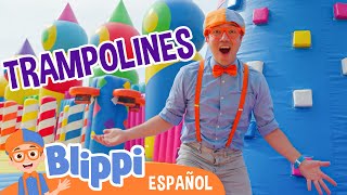 ⭐NUEVO⭐ Fiesta colorida y trampolines divertidos 🥳🎉  Blippi Español