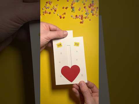 DIY Paper Gift Card | I love you! ❤️ #diy