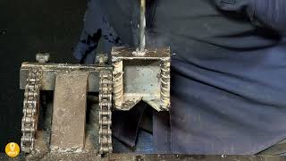 Metal DIY and Crafts - Awesome Two Jaw Bearing Puller Tool By Motorcycle Sprocket.