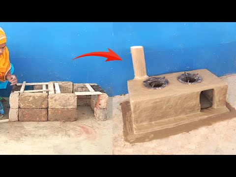 Traditional life clay oven mitti ka chulha wood stove mud stove chula