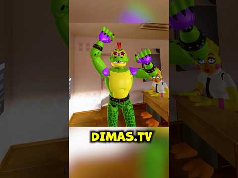 VR Гига Монти пришёл в школу аниматроников учится в VRChat FNAF COOP ВРчат Злой учитель часть 4