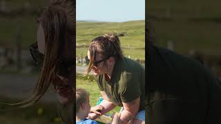 What's the best thing about raising a family in Shetland?