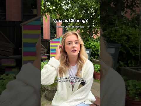 What is Clearing? - Emma's Clearing Experience  #newcastleupontyne #students  #northumbriauni