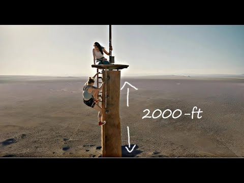 Two Girls Decided to Climb a 2000-ft Radio Tower and Couldn't Get Down !