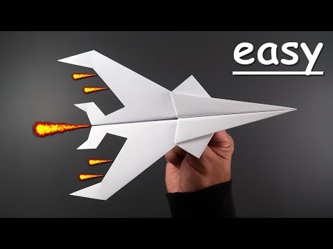 Super Sonic Paper Plane - How to make a Paper Plane That FLY FAR || Best Paper Airplane