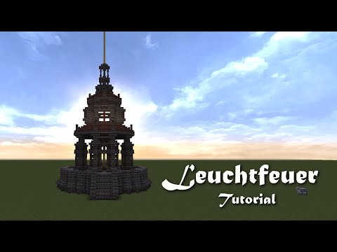 Minecraft Tutorial - Ein Leuchtfeuer bauen - build a Beacon #1