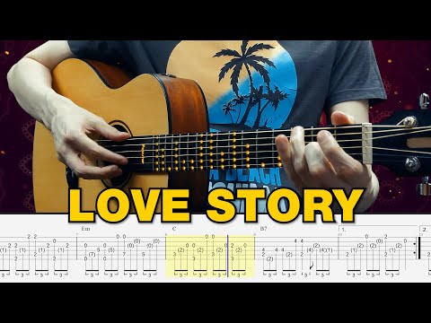 Francis Lai – Love Story. Fingerstyle guitar tabs