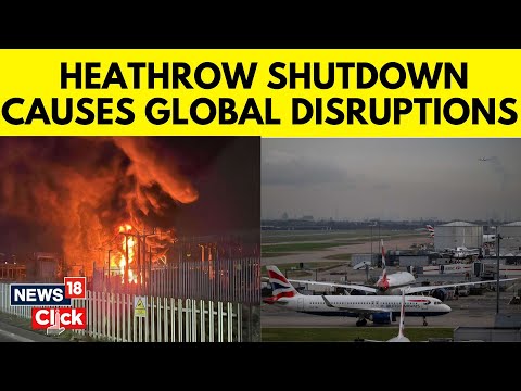 Heathrow Airport | Travelers Stranded After Power Outage Closes London’s Heathrow Airport | N18G