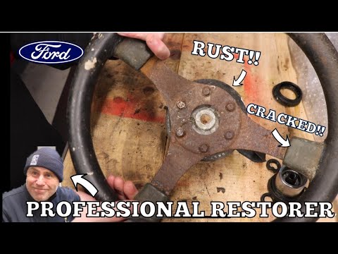 Forgotten Ford RS3 Spoke Steering Wheel was Burried Under a Shed for 10 Years!!