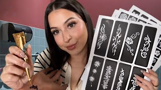 ASMR $5 Tattoos in the school bathroom?!?!🫣 