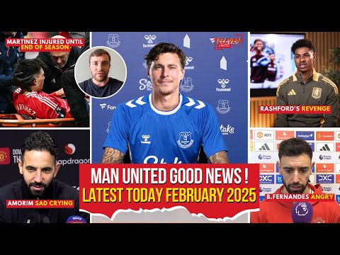 BREAKING❗Martinez Injured Until End Of Season😭Lindelof Join Everton🚨Rashford's Revenge😱Man Utd News