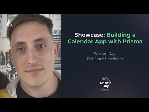 Showcase: Building a Calendar App with Prisma