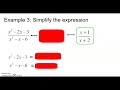 Simplifying Rational Expressions: Key Concepts and Techniques