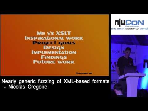 Nearly Generic Fuzzing Of XML Based Formats by Nicholas Gregoire