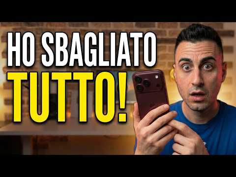 HO CAMBIATO IDEA su iPhone 18 Pro Max!