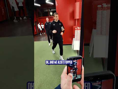 Admin Cam 📲 go behind-the-scenes at Old Trafford with our pitchside reporter! #everton #muneve