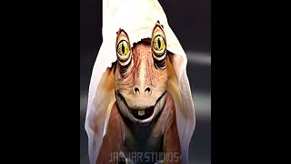 Baby Jar Jar vs. Obi Wan, Yoda, and Anakin