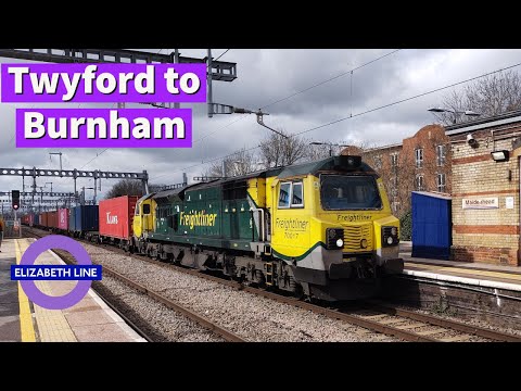 Twyford Maidenhead and Burnham Railway Stations | Elizabeth Line brief tours | Part 5