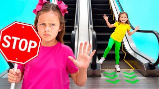 Regras de Conduta do Shopping – Treinamento de Escada Rolante