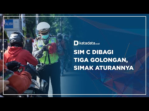 SIM C Dibagi Tiga Golongan, Simak Aturannya | Katadata Indonesia