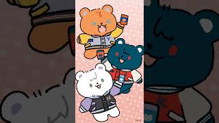 【アニメ】つうがく #さんくま #anime #にじさんじ #ショートアニメ