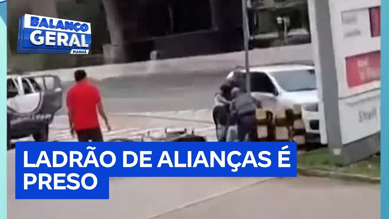 Ladrão de alianças é preso após perseguição na zona sul de São Paulo