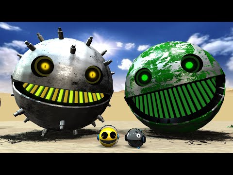 Pacman vs Robot Monsters vs Robot Pacman