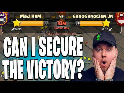 FINAL ATTACK DECIDES IT ALL… Did We CLUTCH the Win?! 😱 (Clash of Clans) Live CWL Attacks