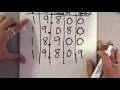 Comparing Decimals Using a Place Value Chart