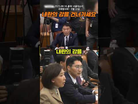 김용민 "내란의 강을 건너가세요" #나경원 #추미애