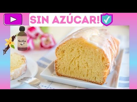 BIZCOCHO DE VAINILLA SÚPER JUGOSO SIN AZÚCAR 🌟 ¡Fácil y Saludable!