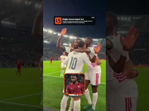 Rüdgier Did Not Celebrate Against Roma 🤝🇮🇹