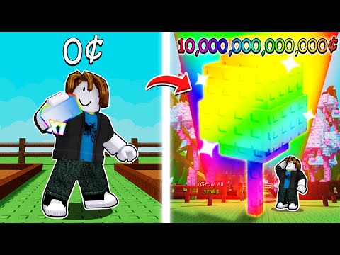 DR4GONS Bắt Đầu Lại Với 1 HẠT GIỐNG CANDY BLOSSOM Để TRỞ THÀNH TỶ PHÚ Trong Grow A Garden | Roblox