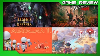 Vido-Test : Holiday Review Roundup - Megalan 11, Legend of Keepers, As Far as the Eye & Jagged Alliance: Rage!