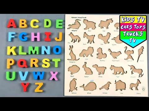 Learn ABC Alphabets Letters With Wooden Toys + More Educational Videos for Kids