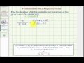 Permutations with Indistinguishable Items