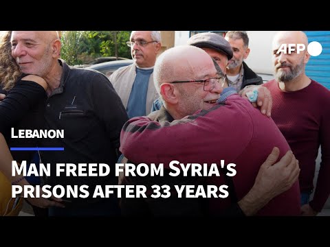 Lebanese man freed from Syria's prisons after 33 years | AFP