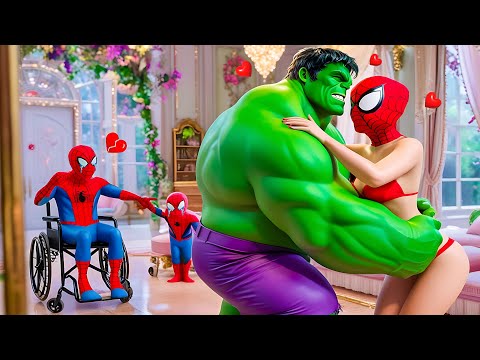 Hulk x Spider Man Love in Granny Hopital | Funny Horror Animation